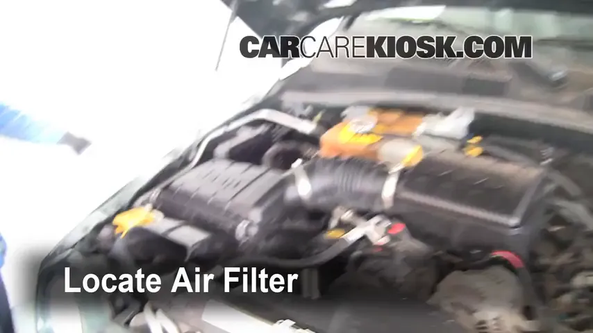 2002 Jeep Liberty Limited 3.7L V6 Filtro de aire (motor) Cambio